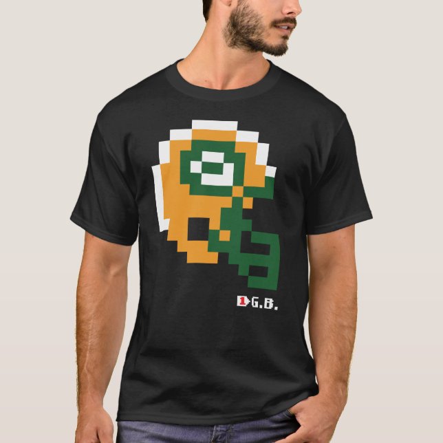 Packers Tecmo Bowl Casco camiseta (Anverso)