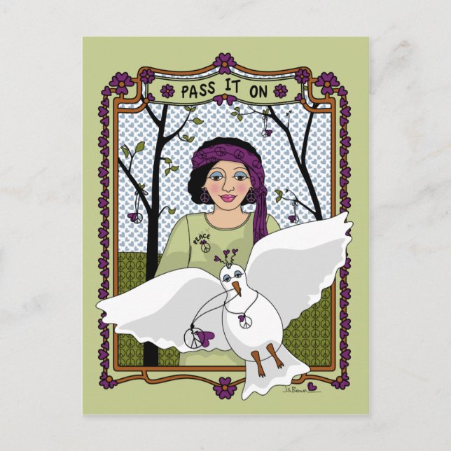 Pádalo en la tarjeta postal On_A_ (Anverso)