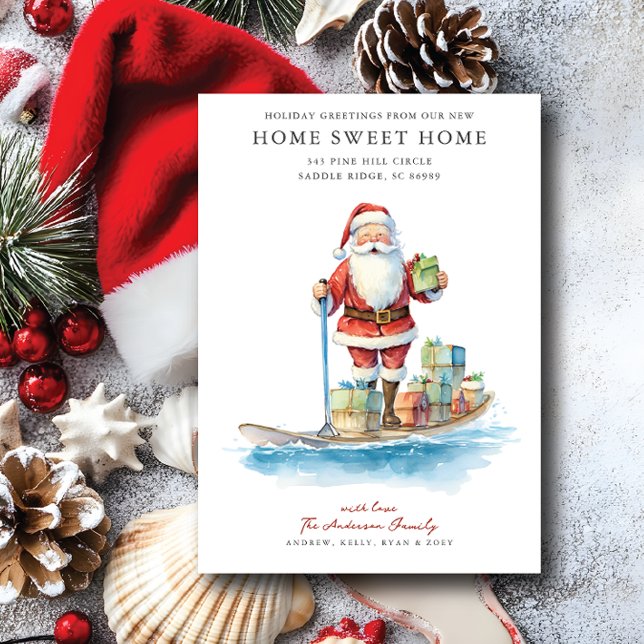 Paddle Board Santa Navidades Moving Invitación (Subido por el creador)