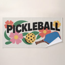 Paddle De Baloncesto Y Toalla Deportiva Floral De 