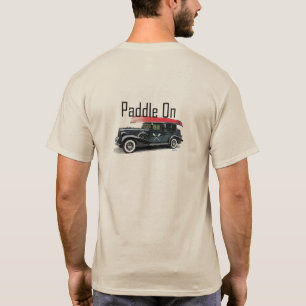Paddle On Classic Car Design - Camiseta básica par