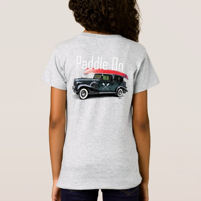 Paddle On Classic Car Design - Chica Fine Jersey (Reverso)