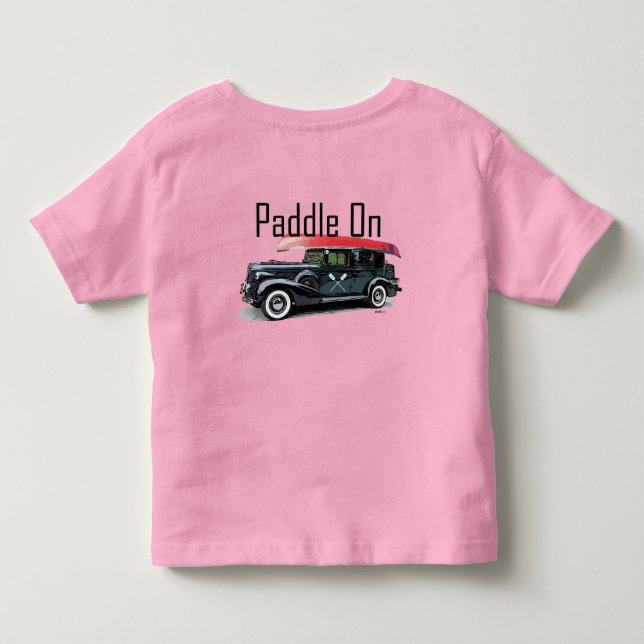 Paddle On Classic Car Design - Todler Fine Jersey (Reverso)