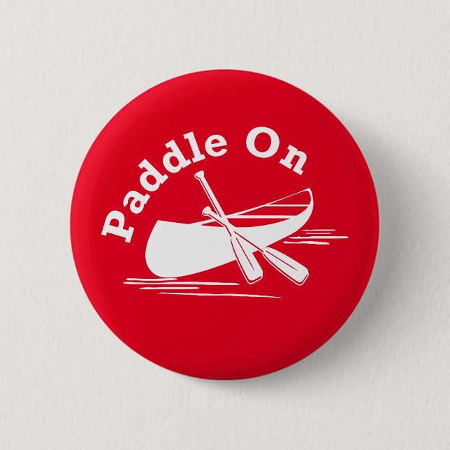 Paddle On Design - botón redondo (Anverso)
