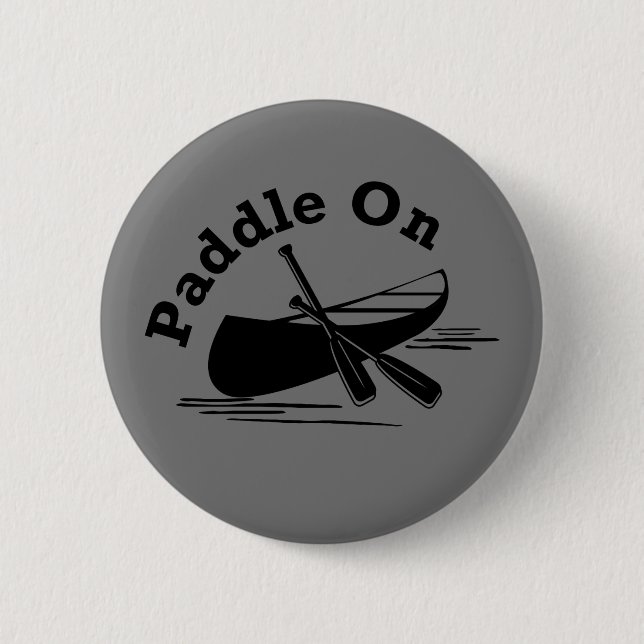 Paddle On Design - botón redondo (Anverso)