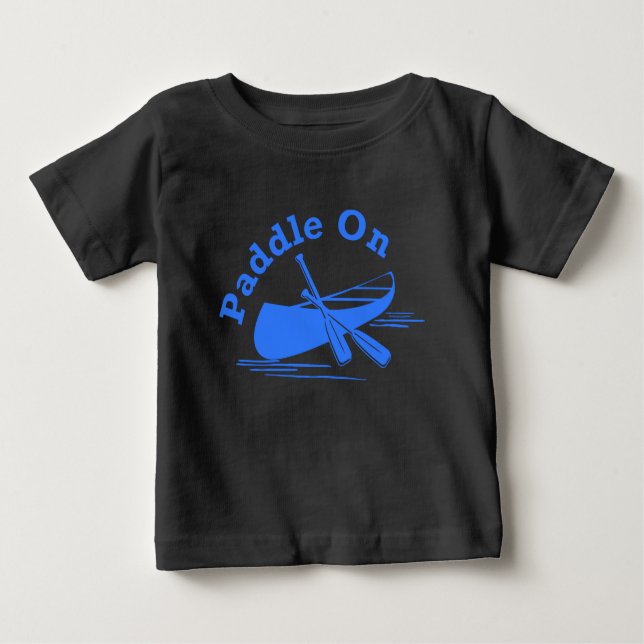 Paddle On Design - Camiseta Baby Fine Jersey (Anverso)