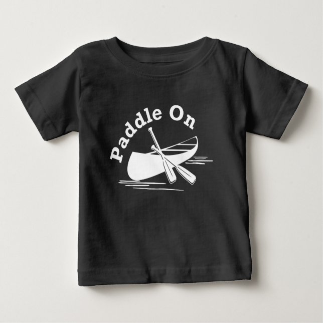 Paddle On Design - Camiseta Baby Fine Jersey (Anverso)
