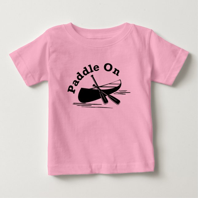 Paddle On Design - Camiseta Baby Fine Jersey (Anverso)