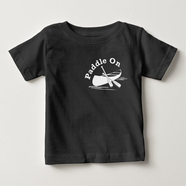 Paddle On Design - Camiseta Baby Fine Jersey (Anverso)