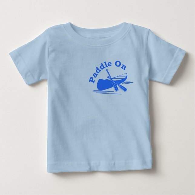 Paddle On Design - Camiseta Baby Fine Jersey (Anverso)