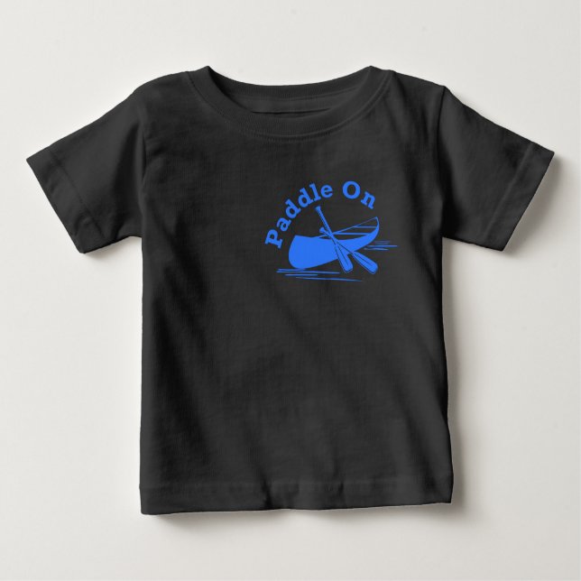 Paddle On Design - Camiseta Baby Fine Jersey (Anverso)