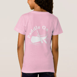 Paddle On Design - camiseta de niña de jersey fino