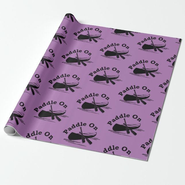Paddle On Design - Papel de regalo (Desenrollado)
