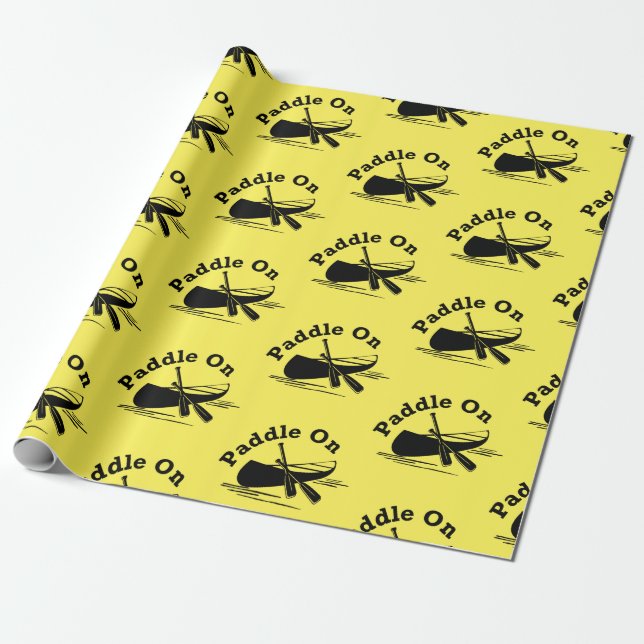 Paddle On Design - Papel de Regalo (Desenrollado)
