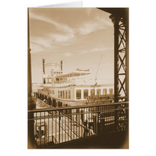 Paddle Wheeler en el río