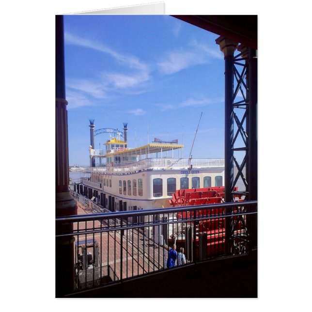 Paddle Wheeler en el río (Frente)