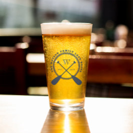 Paddles cruzados Lake House Añadir nombre de famil