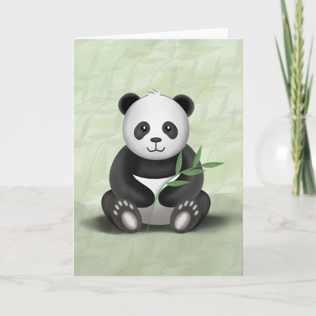 Paddy the Panda - Tarjeta de felicitación (Anverso)