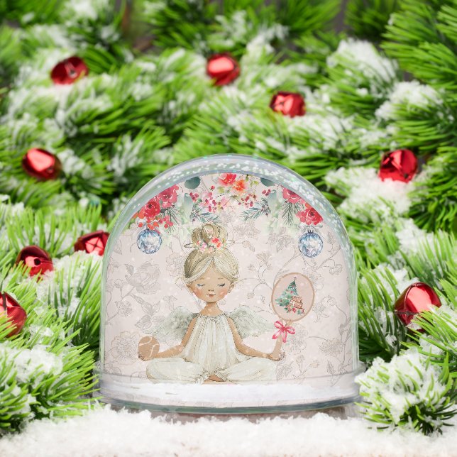 Padel Christmas Snow Globe – A Holiday Padel Angel (Navidad)