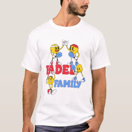 Padel Family | Camiseta Retro de Dibujos Animados