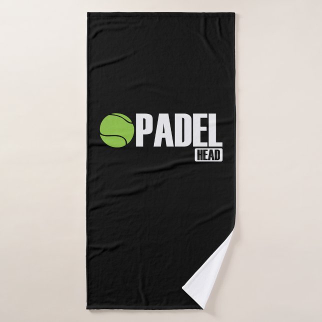 Padel Head Tennis Sport und Ball (Toalla de baño)