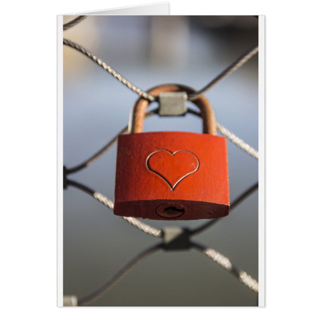 Padlock del corazón de amor (Frente)