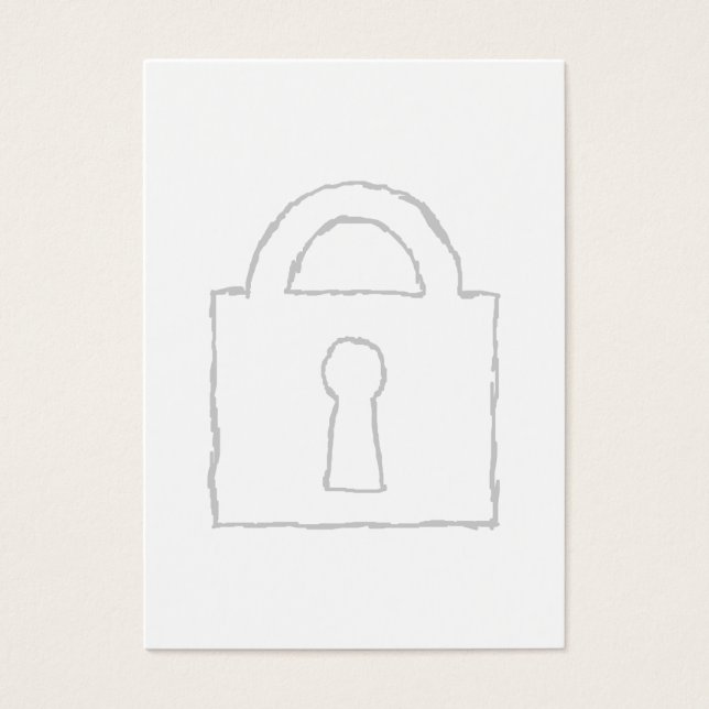 Padlock. Icono de seguridad o secreto superior. (Frente)