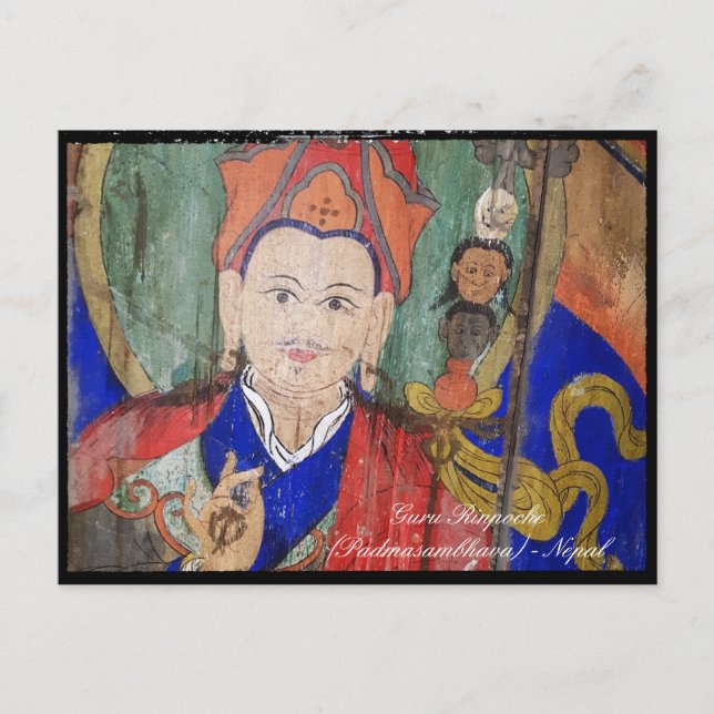 Padmasambhava, Guru del Tíbet - Himalayas Postal (Anverso)