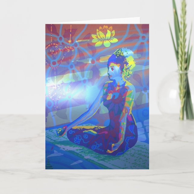 padmasana 2011 digital como tarjeta de saludo (Anverso)