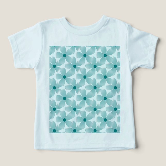 Padrão floral verde. (Diseño delantero )