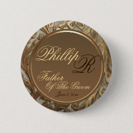 Padre adaptable del botón del recuerdo del novio