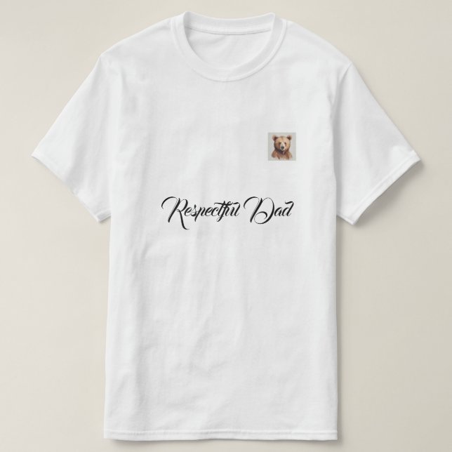 Padre de camiseta familiar (Diseño del anverso)