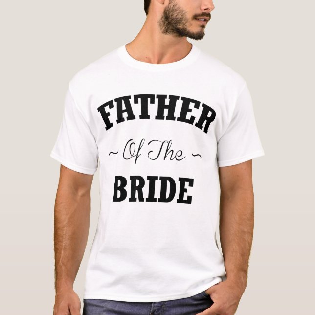 Padre de la camiseta de la fiesta de boda de la no (Anverso)