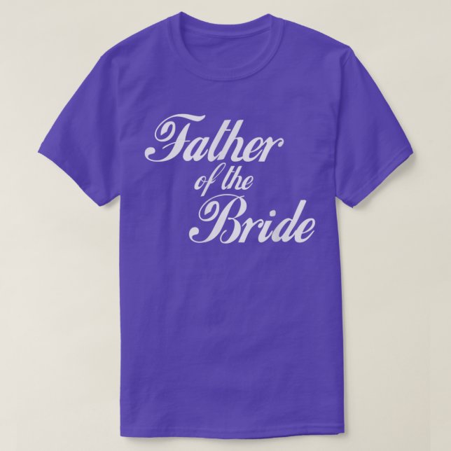 Padre de la camiseta de la novia (Diseño del anverso)