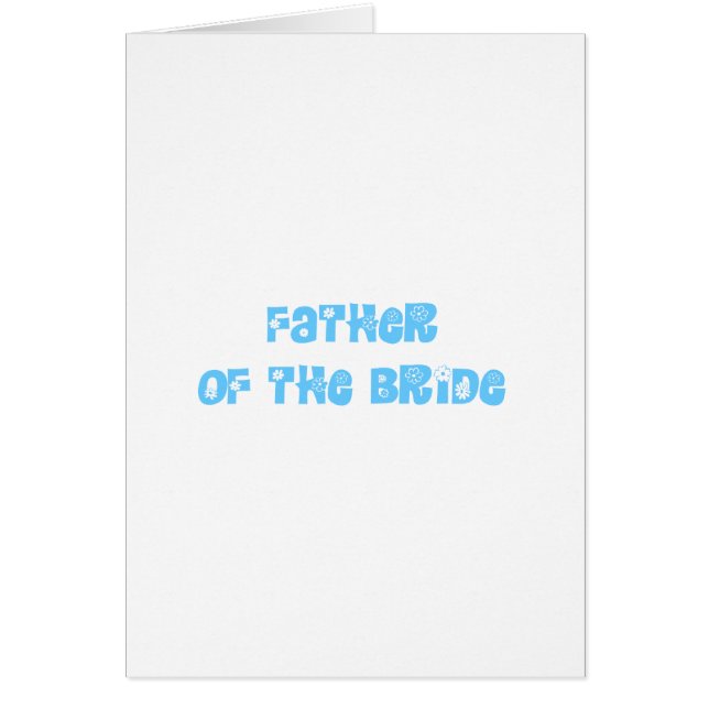 Padre de la novia (Frente)