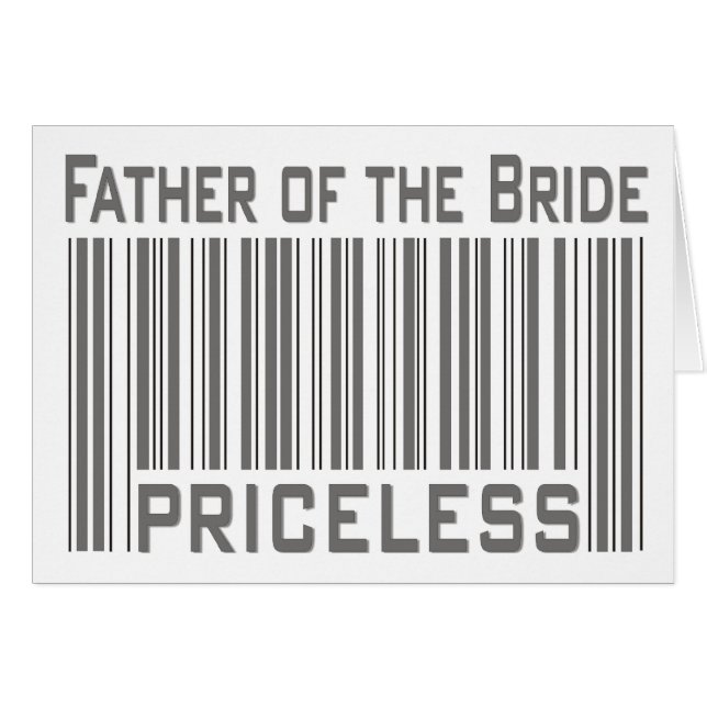 Padre de la novia inestimable (Anverso (Horizontal))