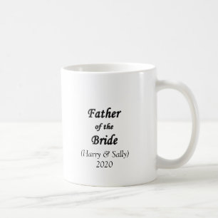 Padre de la taza de la novia