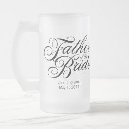 Padre de la taza de la novia