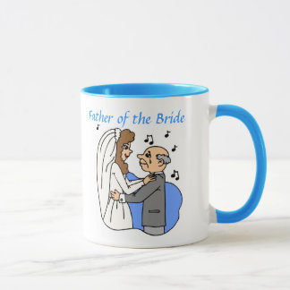 Padre de la taza de la novia