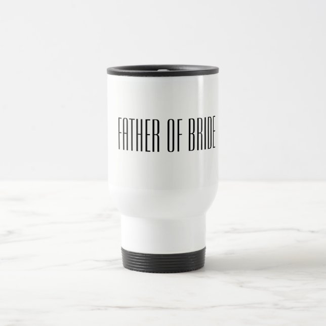 Padre de la taza de viaje de novia (Centro)