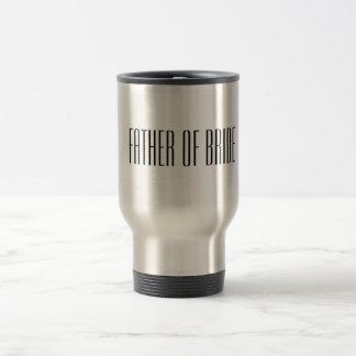 Padre de la taza de viaje de novia