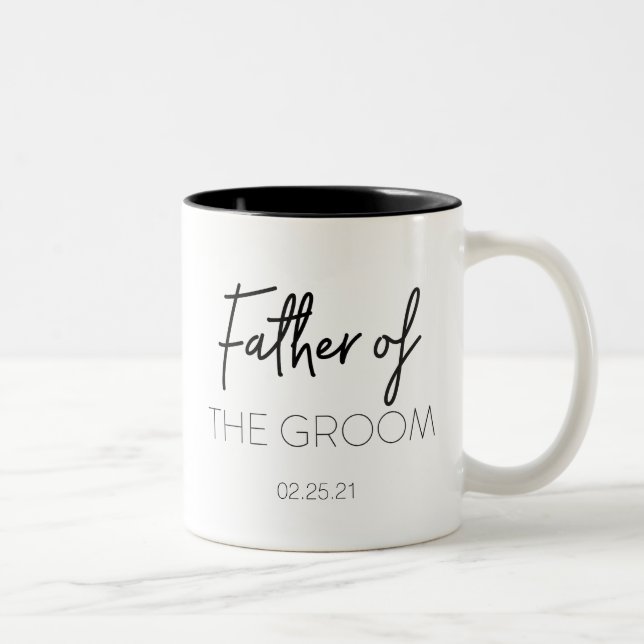 Padre de la taza del novio (Derecha)