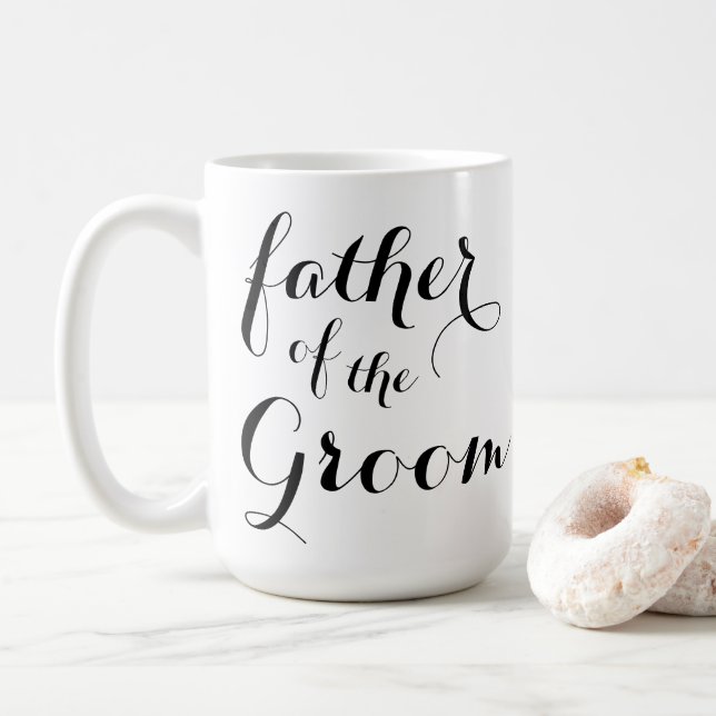Padre de la taza del novio (Con donut)