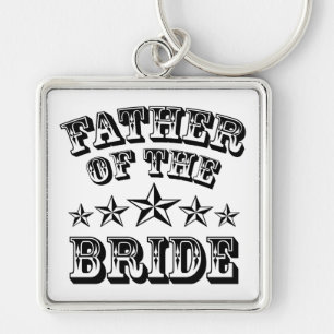 Padre de moda del llavero de la novia