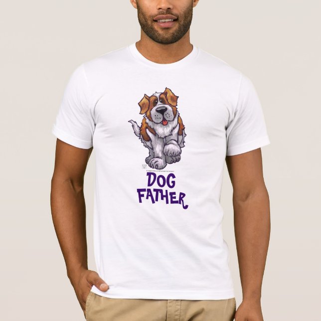 Padre de perro de San Bernardo Camiseta ligera de  (Anverso)