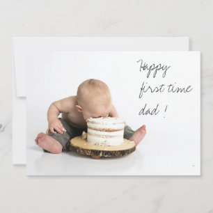 Padre de primer año  Día del padre  Tarjeta fotogr