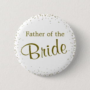 Padre del botón de la novia Confetti