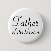 Padre del botón de Pinback del novio