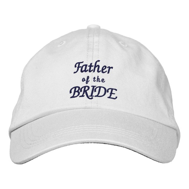 Padre del Gorra ajustable de la novia (Anverso)