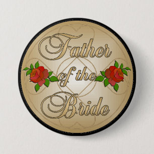 Padre del oro del botón de la novia (mando)
